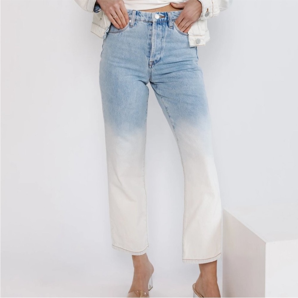 {{Blank NYC}} Ombre Dip Dye Straight Leg Jeans